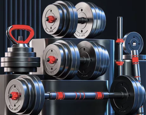 【哑铃店关门清货】哑铃杠铃组合套装哑铃杠铃...