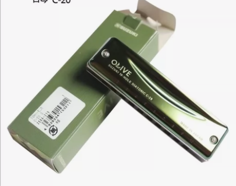 ?铃木高级布鲁斯口琴C-20口琴 日本包邮...