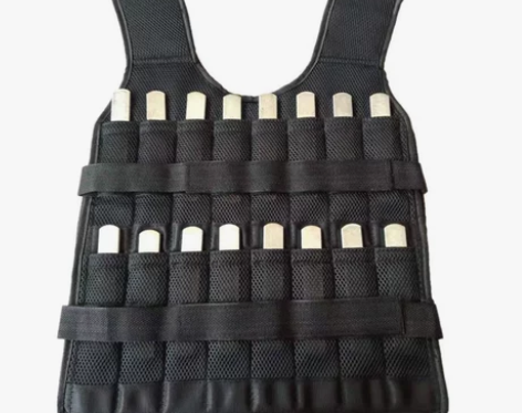 跑步铅块负重背心钢板可调隐形沙背心负重衣沙...