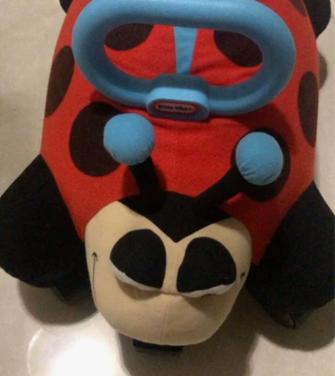 美国小泰克儿童毛绒扭扭车 ！车太多不怎么玩...