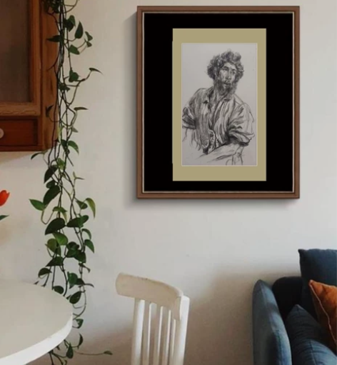 纯手绘油画/素描/风景/油画人像/油画静物...