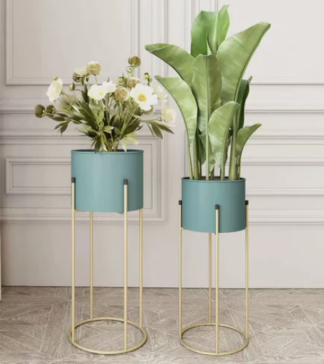 【捡漏！低价转让】铁艺绿萝花架子客厅花盆架...