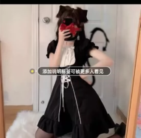 法式泡泡袖方领连衣裙女夏季2021新款设计...