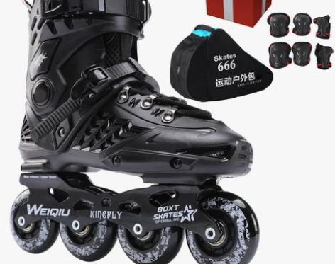溜冰鞋成人专业平花轮滑鞋男女生花式滑冰旱冰...