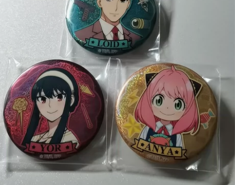 间谍过家家星河动漫双闪吧唧徽章一组出送间谍...