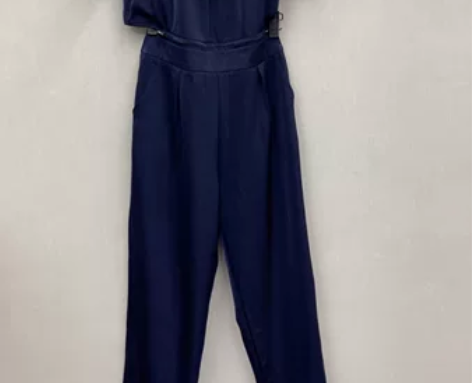 MSAY米说女雪纺连体裤 藏青色，M（16...