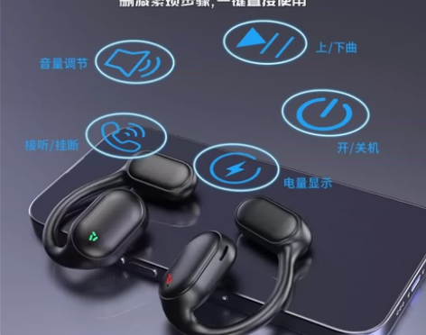 全新包邮挂耳式蓝牙耳机 不入耳久戴不痛 全...
