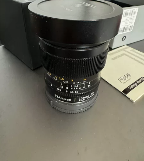 铭匠11mmF2.8鱼眼镜头，几乎全新，只...