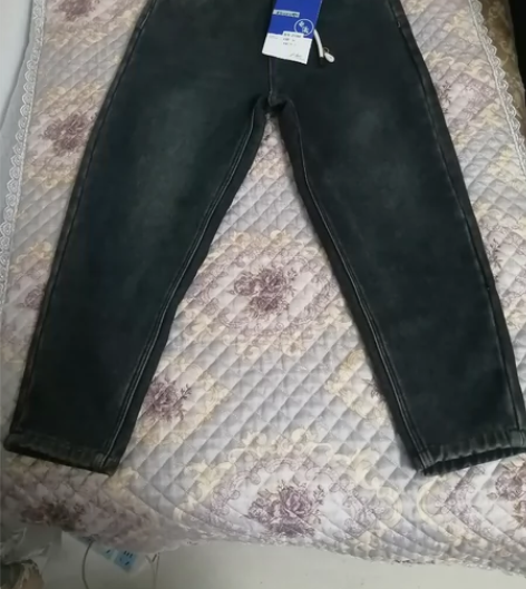 全新   男款牛仔加绒      尺码L ...