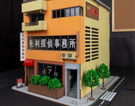 名侦探柯南，毛利侦探事务所木质模型电脑机箱...