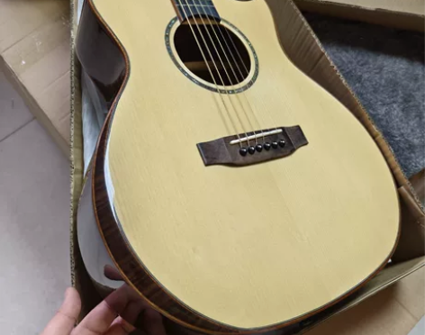 36寸单板吉他旅行民谣木吉他新手初学入门亮...