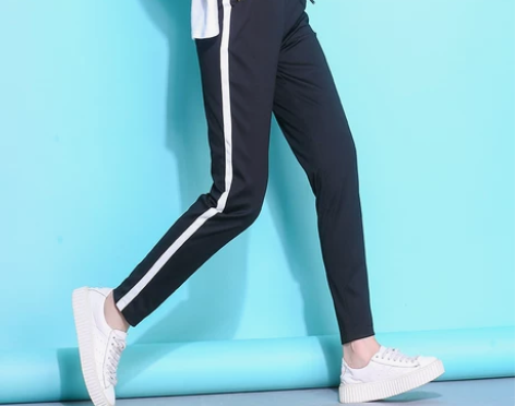 冰丝运动裤女夏薄款九分裤2019新款休闲束...