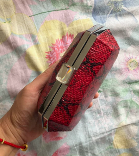 女士手拿/斜挎硬壳包，买来没有使用过，链子...