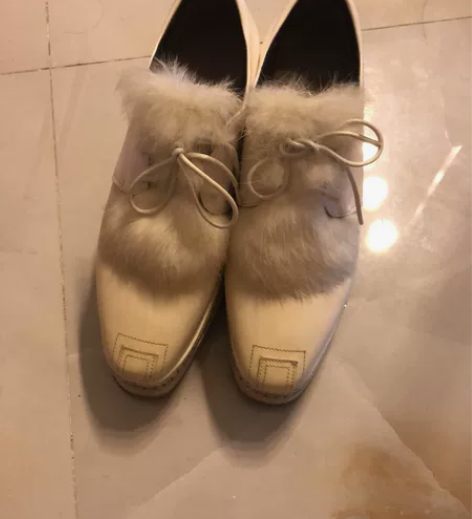 ?欧美明星同款厚底松糕单鞋女高跟系带坡跟防...