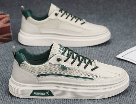 【划算价】夏季男鞋2023新款透气薄款小白...