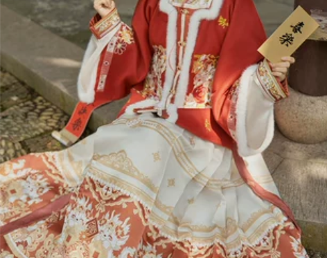 马面裙，适合中式婚礼伴娘穿，就当伴娘穿了半...