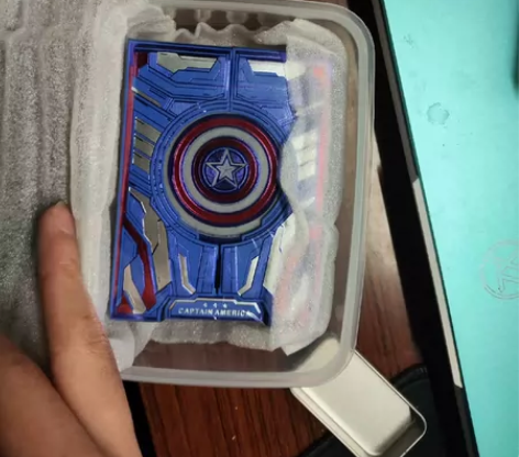 花切美国队长，全新，八角尖尖，可亮灯 限定...