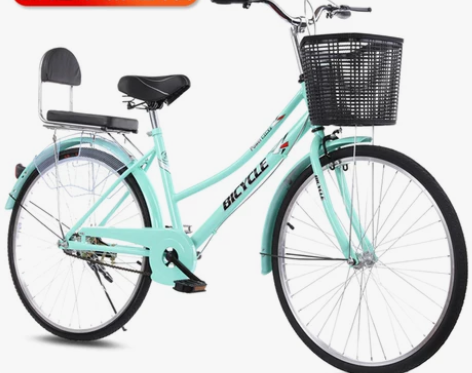 永自行车女式成年轻便普通成人淑女通勤车男大...