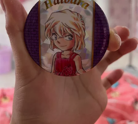 出名侦探柯南三十周年 小哀浮雕吧唧，读博产...