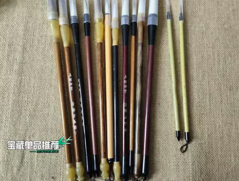 各种毛笔兼毫羊毫狼毫笔斗笔大白云小白云随机...