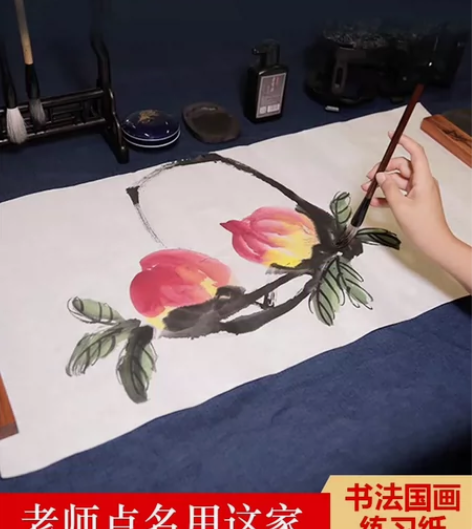 荣宝斋书画练习宣纸生宣国画专用纸毛笔书法纸...