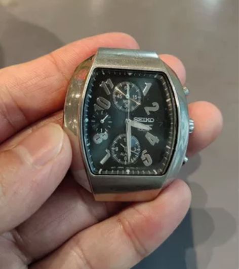 精工原装进口多功能计时码表，直径37×45...