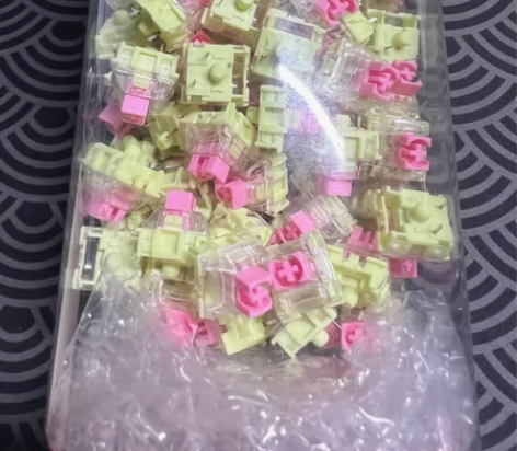 ttc金粉轴 v2，100 颗，售出不退，...