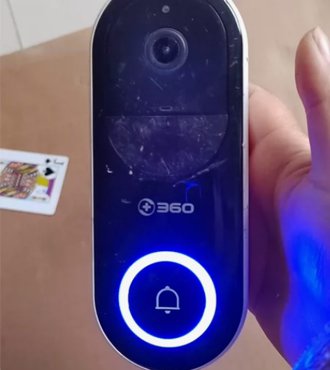 360可视门铃D819室外主机,单机无配件...