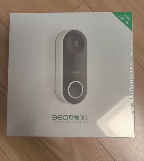 360可视门铃，家用电子猫眼，带摄像头，无...