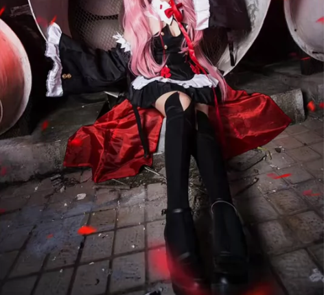 克鲁鲁cos服便宜出啦，～40r全套衣服无...