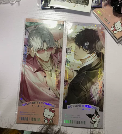 光与夜之恋三丽鸥联名满赠 查理苏 萧逸 镭...