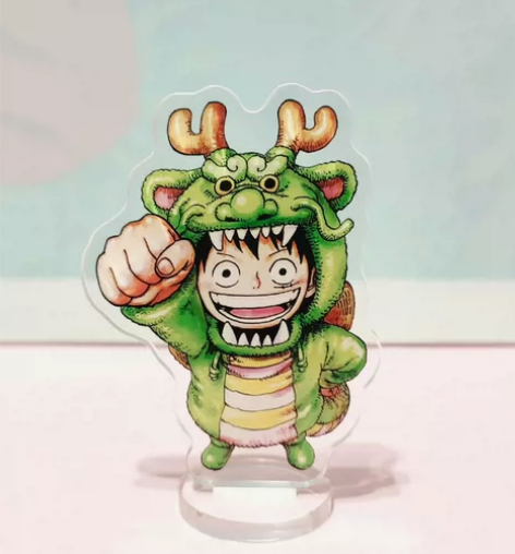 海贼王立牌 路飞龙宝宝新年立牌 10厘米高...