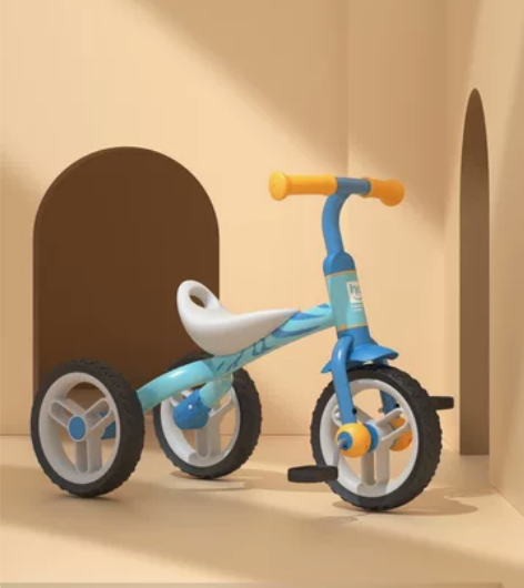 小龙哈彼儿童平衡车脚踏三轮车二合一 拆了包...