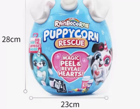 ZURU魔法蛋狗狗兔兔毛绒玩具独角兽汪星人...