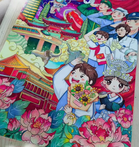 画手抄报，儿童画，素描，水粉，参赛画，手绘...