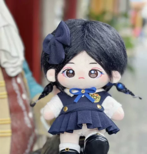 出白鹿属性棉花娃娃小学妹 20cm无骨 打...