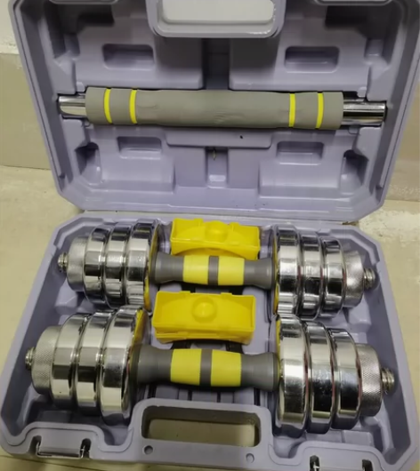 KAIKANG凯康20KG纯钢哑铃一对，二...