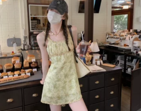 ?aaaaxbbb 仲夏青柠茶 田园风碎花...