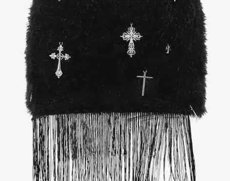 哥特暗黑绑带拉链蕾丝亚文化亚比原宿街头二次...