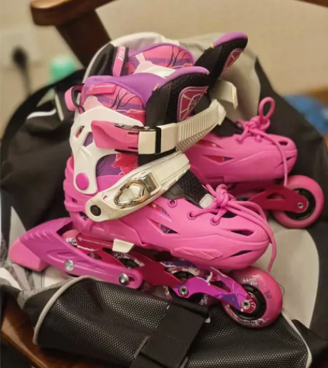 飞鹰S5S+儿童轮滑鞋小孩溜冰鞋初学休闲花...