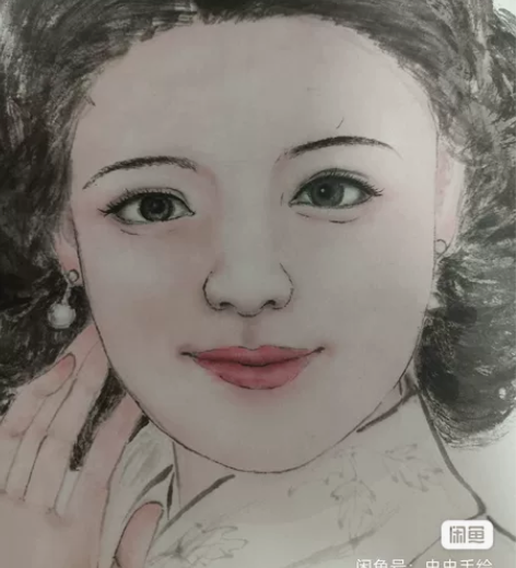 肖像画 以下内容可定制肖像画 国风水墨人物...
