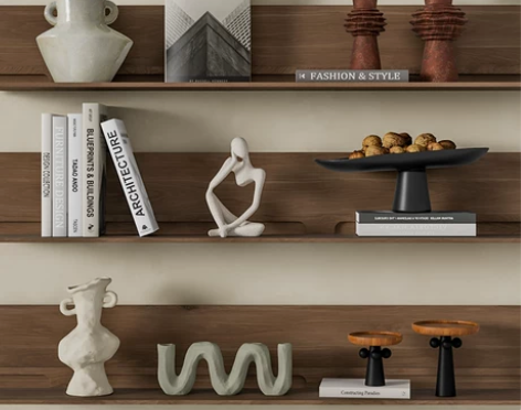 桌面摆件 家居桌面摆件侘寂风高级感小众软装...