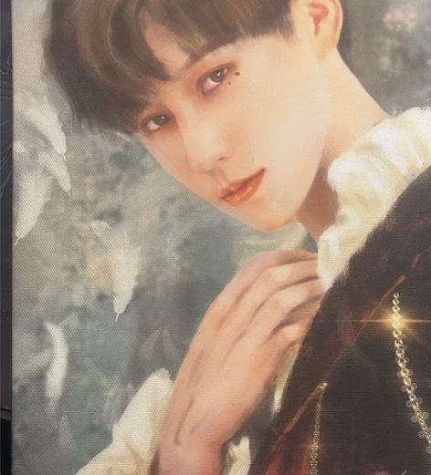 张真源无框画 感兴趣的话点“我想要”和我私...