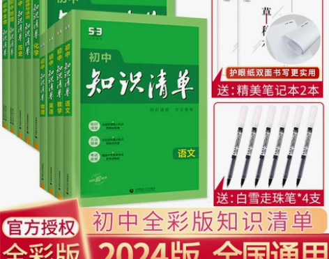 2024新版知识清单初中语文数学英语物理化...