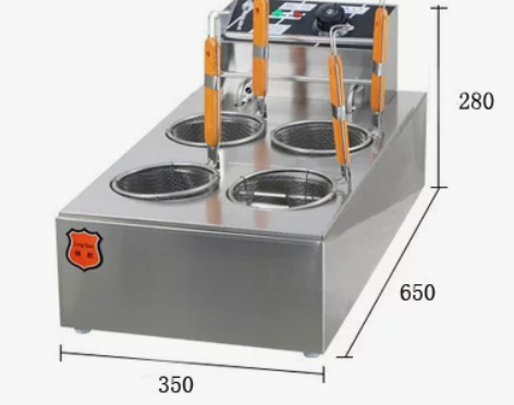 商用台式4孔电热煮面炉冒菜炉煮面锅不锈钢煮...