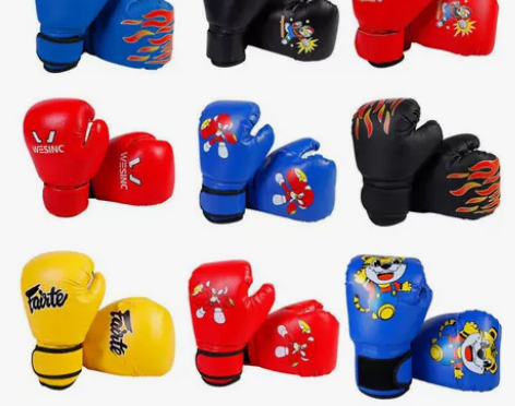 儿童拳击手套3-13小孩儿搏击训练泰拳男孩...