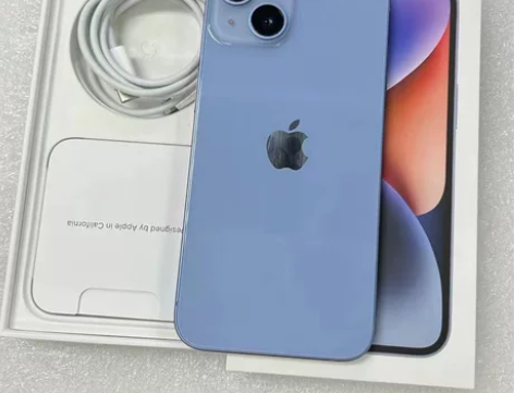 苹果国行14-256蓝色 双卡5G全网通保...