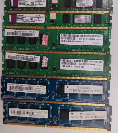 台式机4G内存条，pc3，4g内存，一共1...