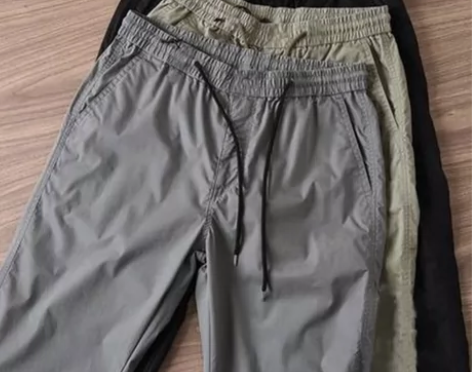 清仓 潮牌秋季男士宽松长裤潮流束脚工装裤休...