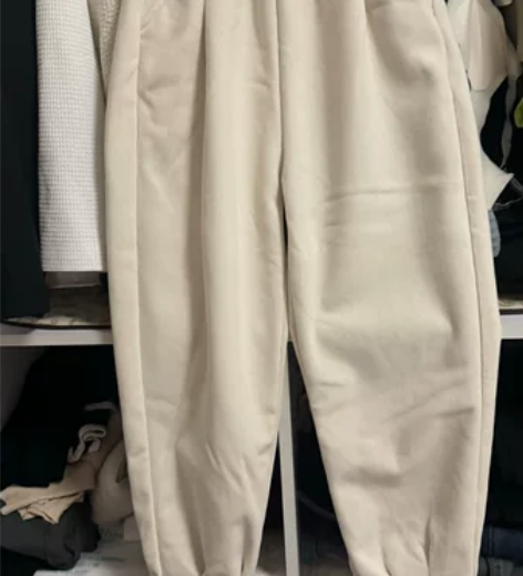 加绒加厚哈伦运动裤女春秋高腰显瘦休闲裤宽松...